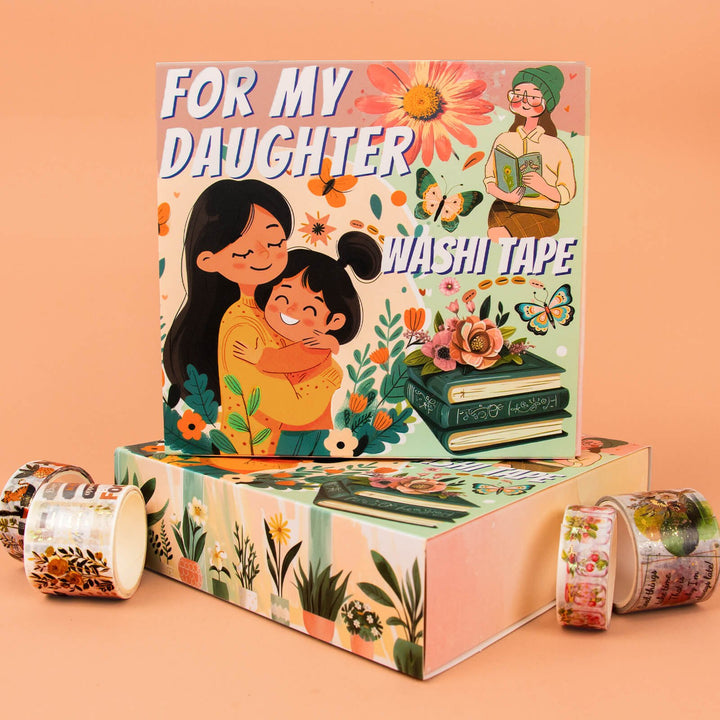 For My Daughter - 24 Rolls Washi Tape Set - IEEBEE