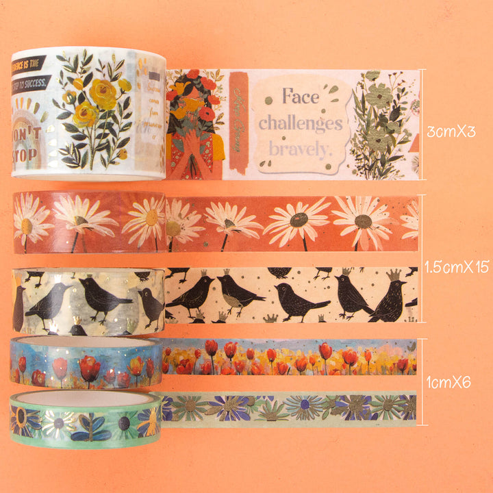 For My Daughter - 24 Rolls Washi Tape Set - IEEBEE