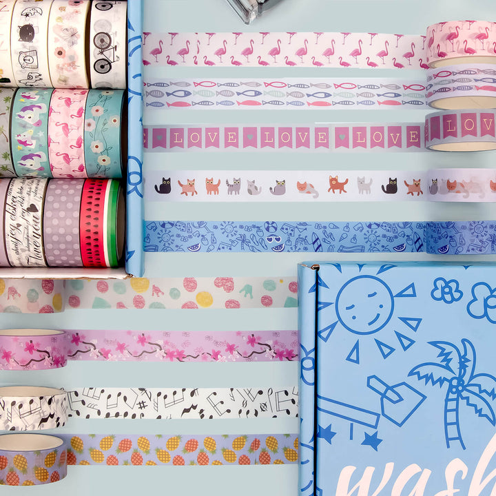 For You - 40 Rolls Washi Tape Set - IEEBEE