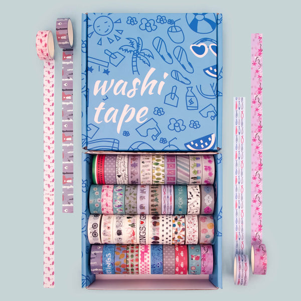 For You - 40 Rolls Washi Tape Set - IEEBEE