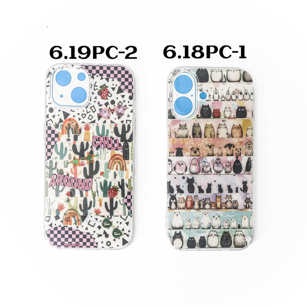Free Handmade ieebee Tape Phone Case | 6.19PC - 1~2 | iPhone 15 & 16 Case - IEEBEE