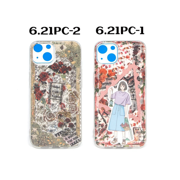 Free Handmade ieebee Tape Phone Case | 6.21PC - 1~2 | iPhone 13/14 & 15 Case - IEEBEE