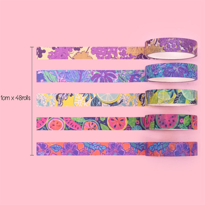 Fruit Theme - 48 Rolls Washi Tape Set (Ordinary packaging) - IEEBEE