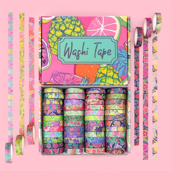 Fruit Theme - 48 Rolls Washi Tape Set (Ordinary packaging) - IEEBEE