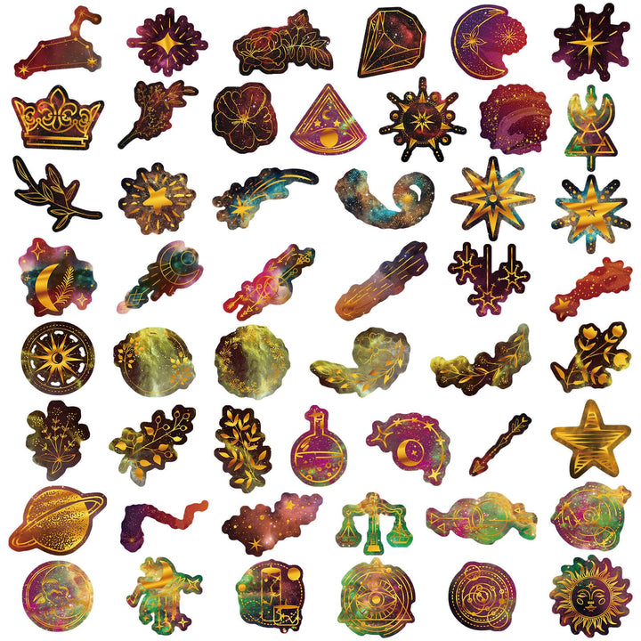 Galaxy Dream - 210pcs Waterproof Stickers - IEEBEE