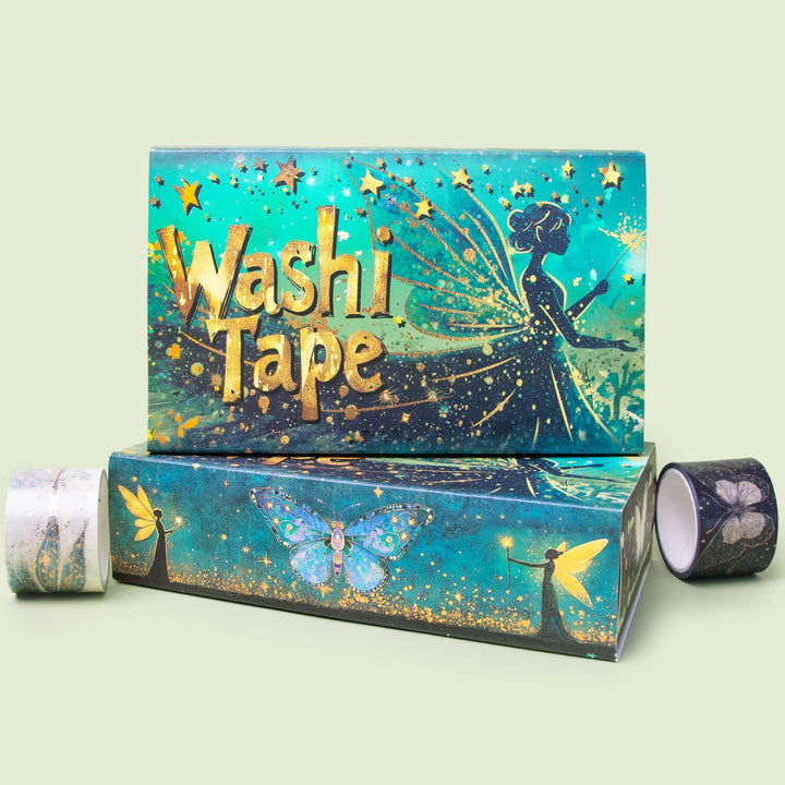 Golden Fairy Dreams - 14 Rolls Washi Tape Set - IEEBEE