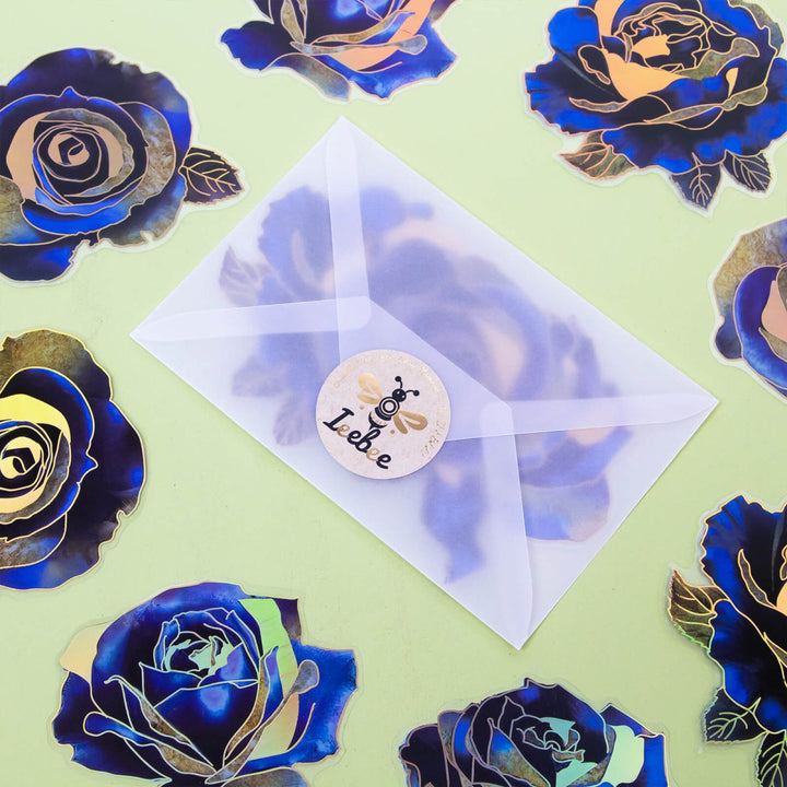 Gothic Rose - 10pcs PET Stickers - IEEBEE