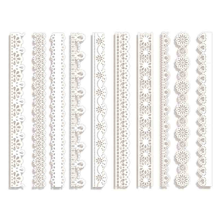 Hollow Lace - 10pcs Decorative Papers - IEEBEE