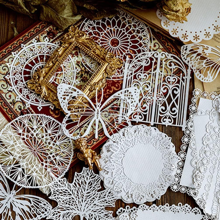 Hollow Lace - 10pcs Decorative Papers - IEEBEE