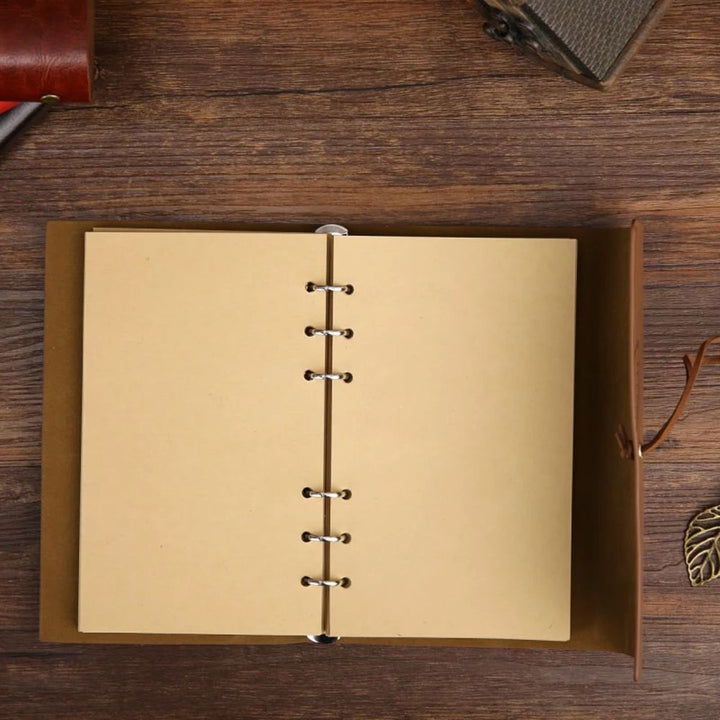 Leaf Memories - PU Leather Blank Notebook - IEEBEE