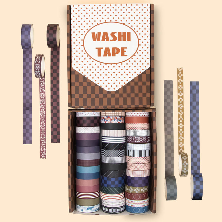 Minimalist - 44 Rolls Washi Tape Set - IEEBEE