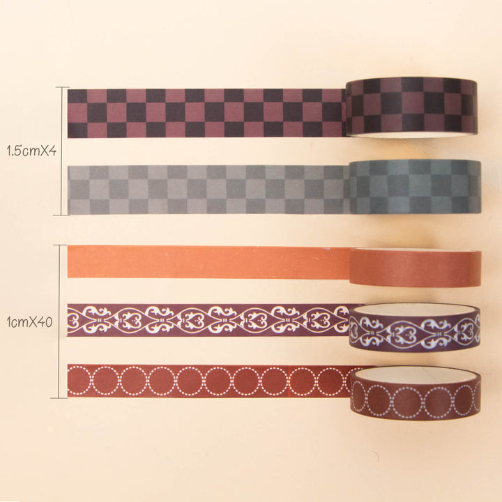 Minimalist - 44 Rolls Washi Tape Set - IEEBEE