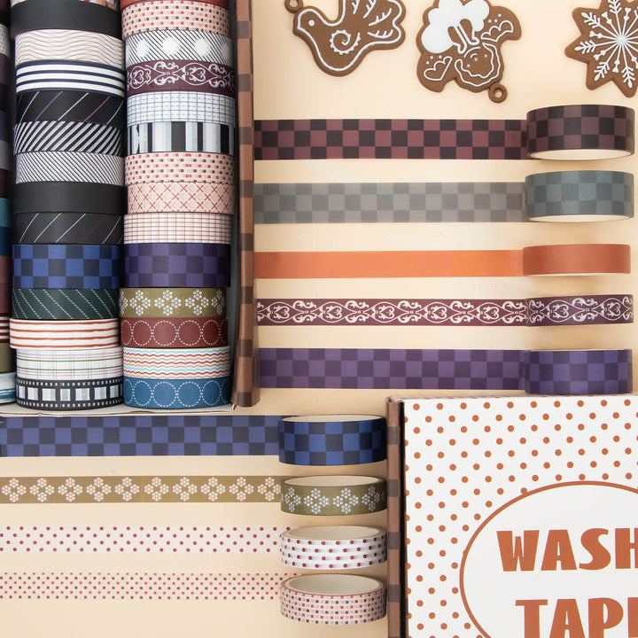 Minimalist - 44 Rolls Washi Tape Set - IEEBEE