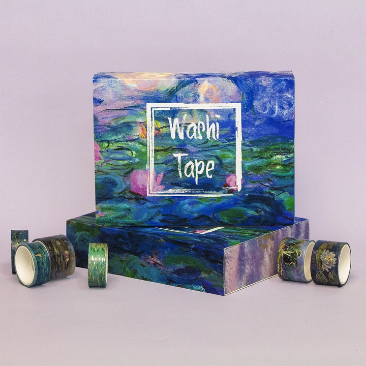 Monet's Garden - 27 Rolls Gold Foil Washi Tape Set (Ordinary packaging) - IEEBEE