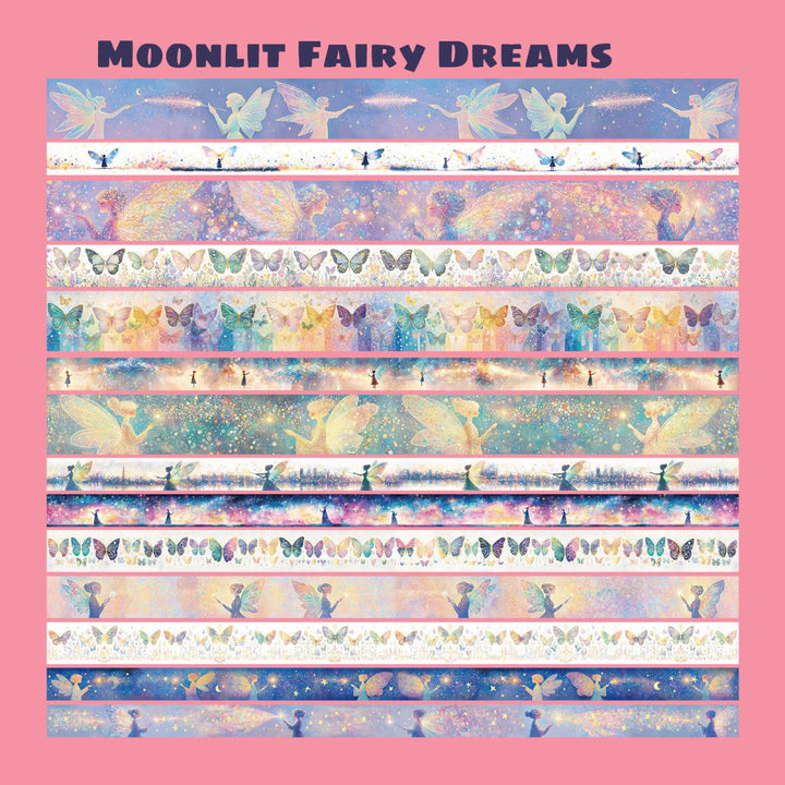 Moonlit Fairy Dreams - 14 Rolls Washi Tape - IEEBEE