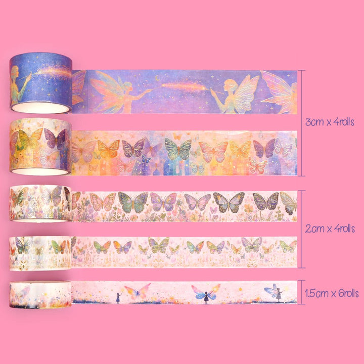 Moonlit Fairy Dreams - 14 Rolls Washi Tape - IEEBEE