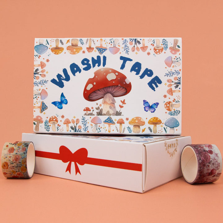 Mushroom Butterfly - 13 Rolls Washi Tape Set - IEEBEE