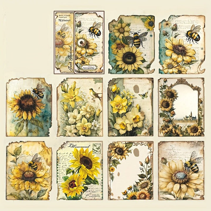 Natural Aesthetics - 30pcs Scrapbook Pack Set - IEEBEE