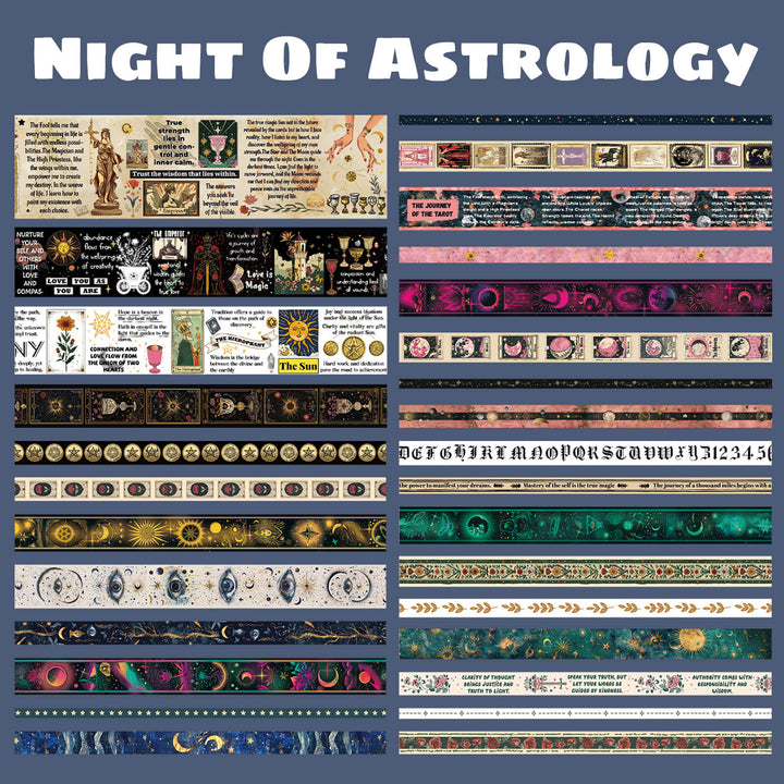 Night of Astrology - 29 Rolls Washi Tape Set - IEEBEE