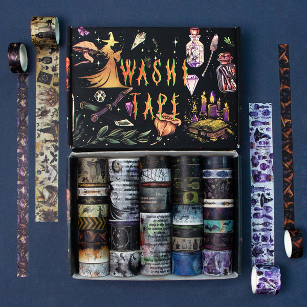 Phantom Witches - 37 Rolls Washi Tape Set - IEEBEE