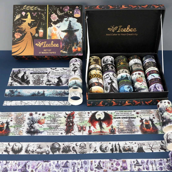 Phantom Witches - 37 Rolls Washi Tape Set - IEEBEE