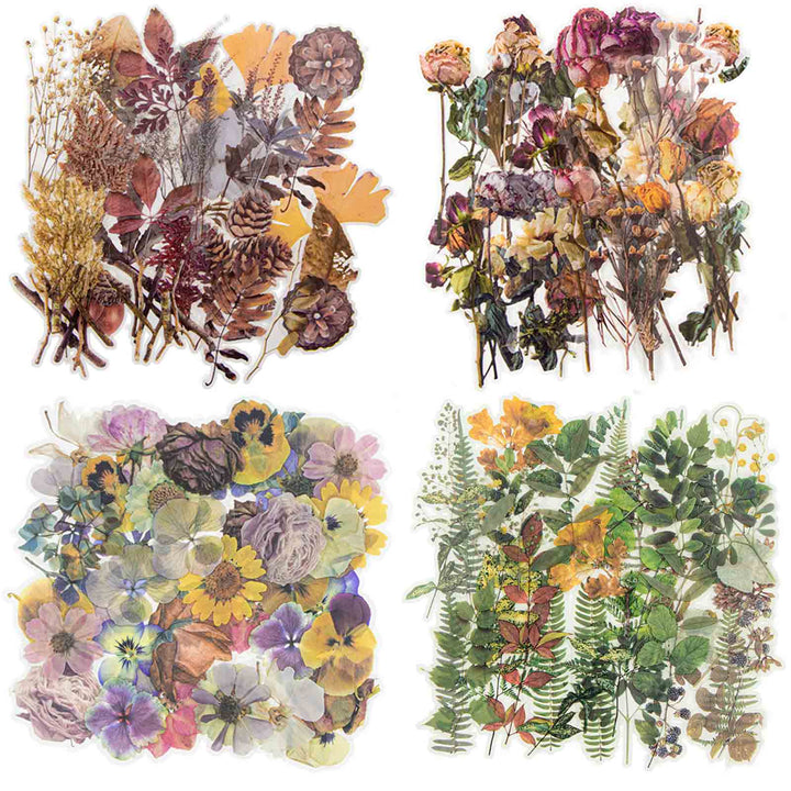 Plant Collection - 40pcs PET Stickers Pack - IEEBEE