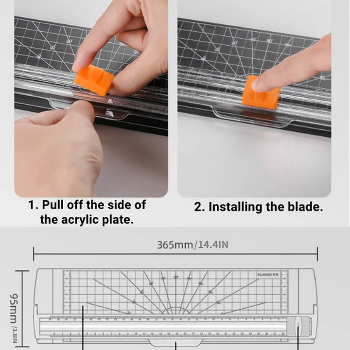 Portable Precision Paper Trimmer Cutter - IEEBEE