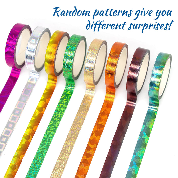 Rainbow Laser - 30 Rolls Washi Tape Set - IEEBEE