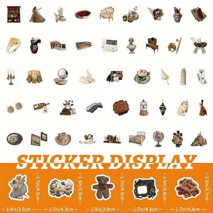 Retro palace - 100pcs Creative Sticker Set - IEEBEE