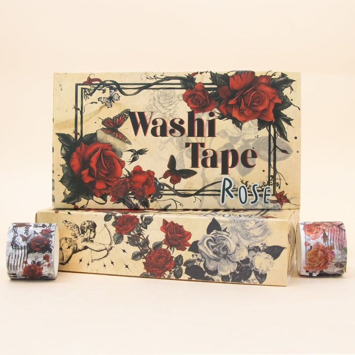 Rose Reverie - 20 Rolls Washi Tape Set (Ordinary packaging) - IEEBEE