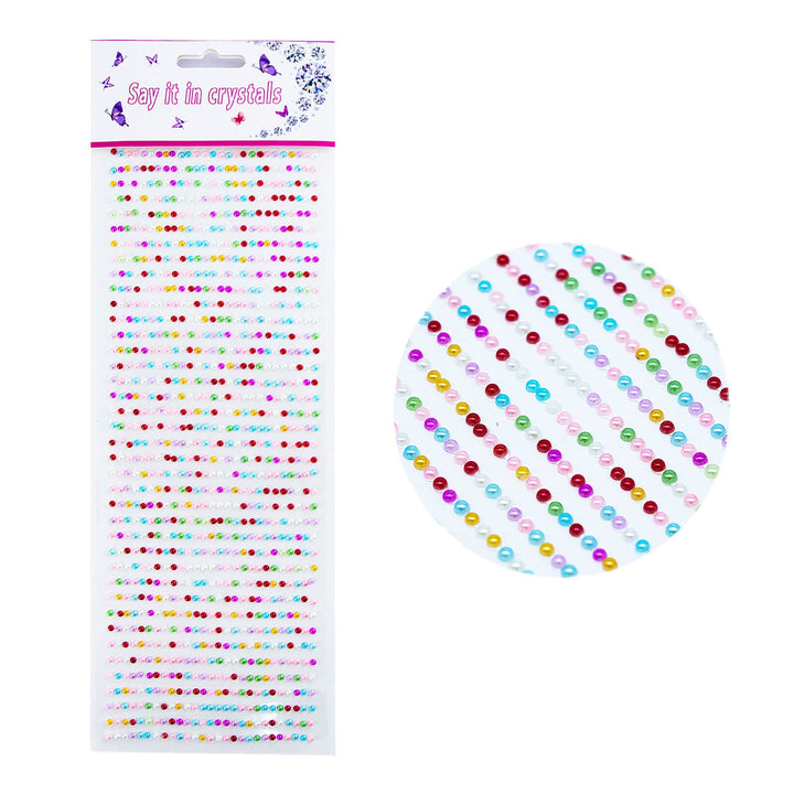 Say It In Crystals - DIY Pearl Stickers - IEEBEE