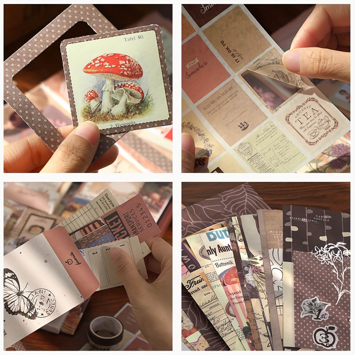 Scrapbook Comprehensive Set (material book & sticker set) - IEEBEE