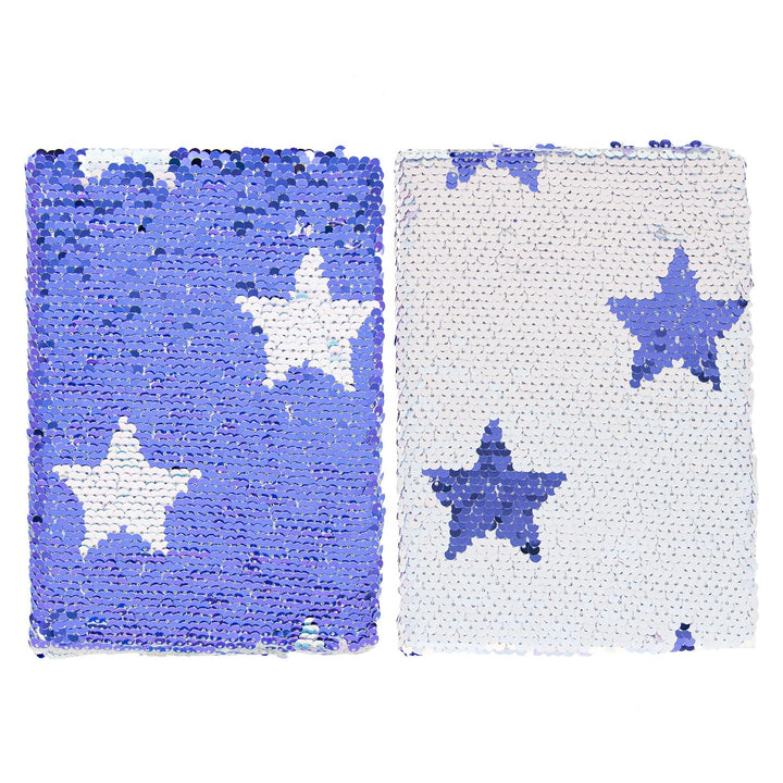 Shining Stars - A5 Reversible Sequin Notebook - IEEBEE