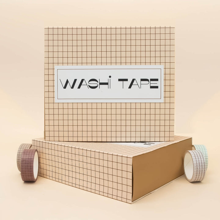 Simple Grid - 27 Rolls Washi Tape Set - IEEBEE