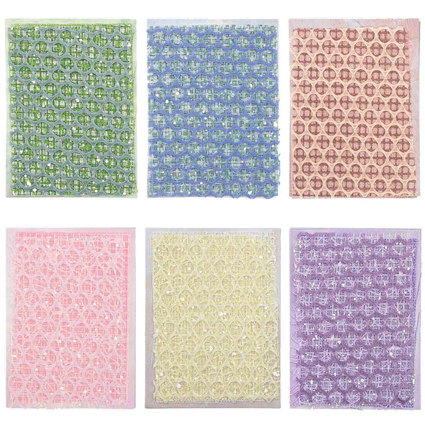 Textured Aesthetic - 15pcs Scrapbook Paper Set - IEEBEE