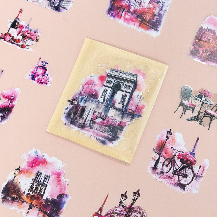 Travel Around The World - 30pcs PET Stickers - IEEBEE