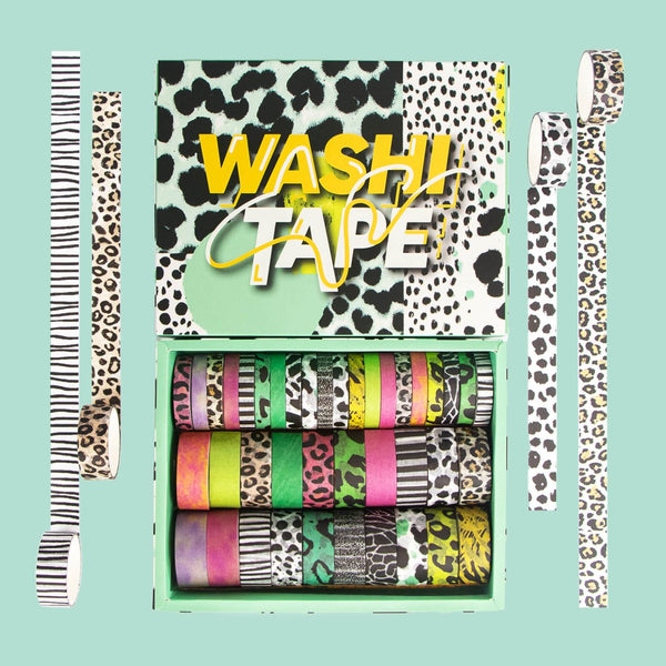 Urban Jungle - 40 Rolls Washi Tape Set - IEEBEE