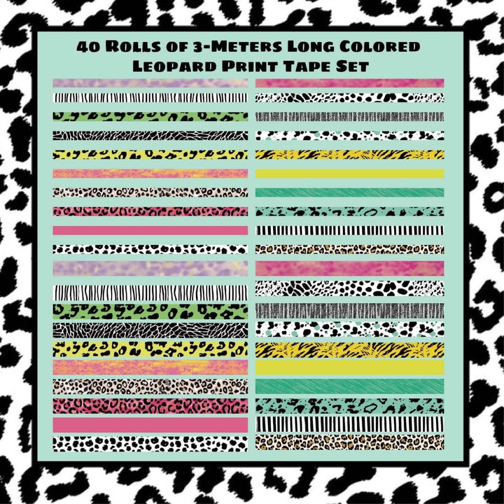 Urban Jungle - 40 Rolls Washi Tape Set - IEEBEE