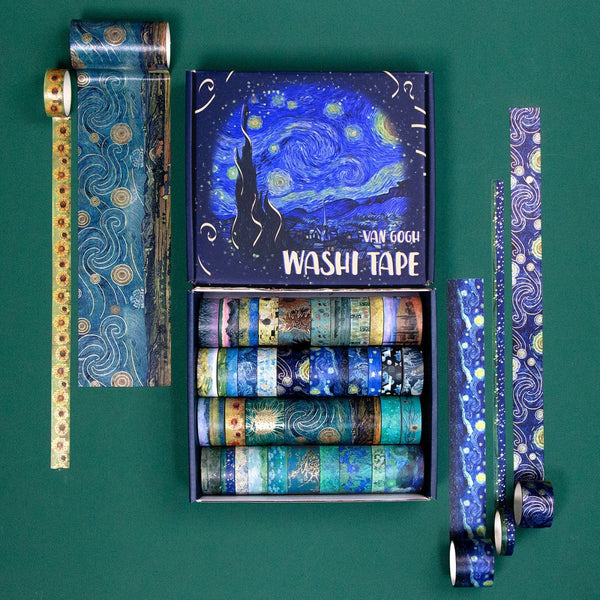 Van Gogh's World - 36 Rolls Washi Tape Set ( Ordinary packaging) - IEEBEE