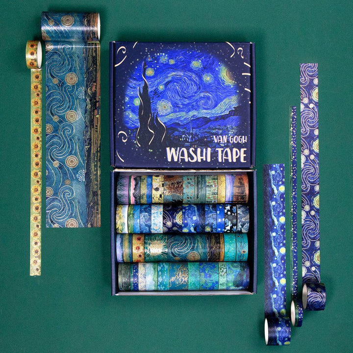Van Gogh's World - 36 Rolls Washi Tape Set ( Ordinary packaging) - IEEBEE