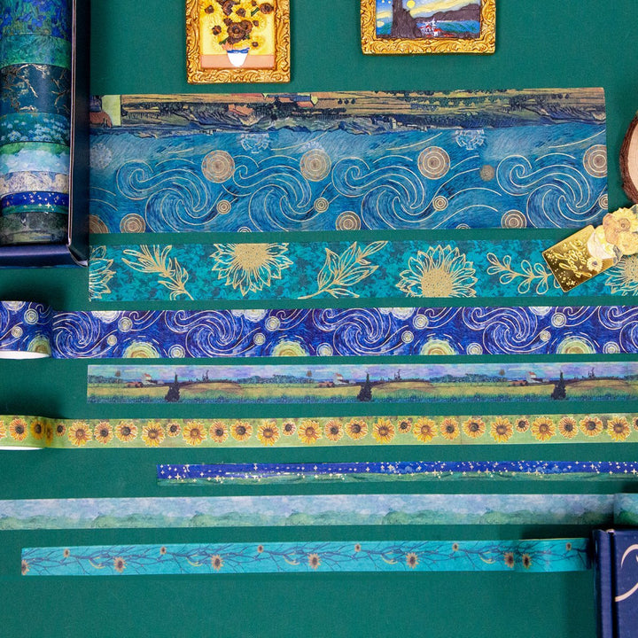Van Gogh's World - 36 Rolls Washi Tape Set ( Ordinary packaging) - IEEBEE