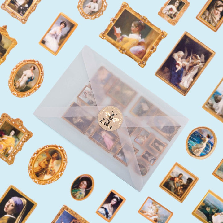 Vintage Art Gallery - 2PCS 3D Stereoscopic Stickers - IEEBEE