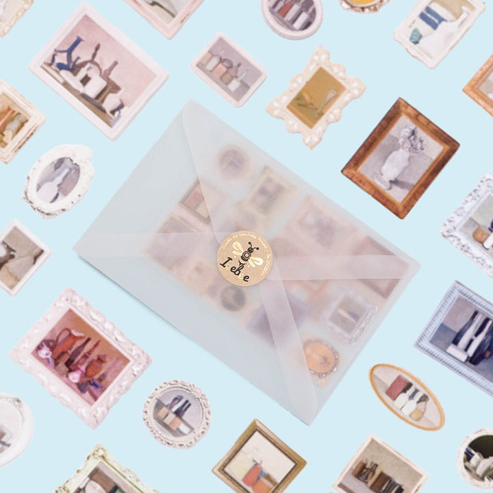 Vintage Art Gallery - 2PCS 3D Stereoscopic Stickers - IEEBEE
