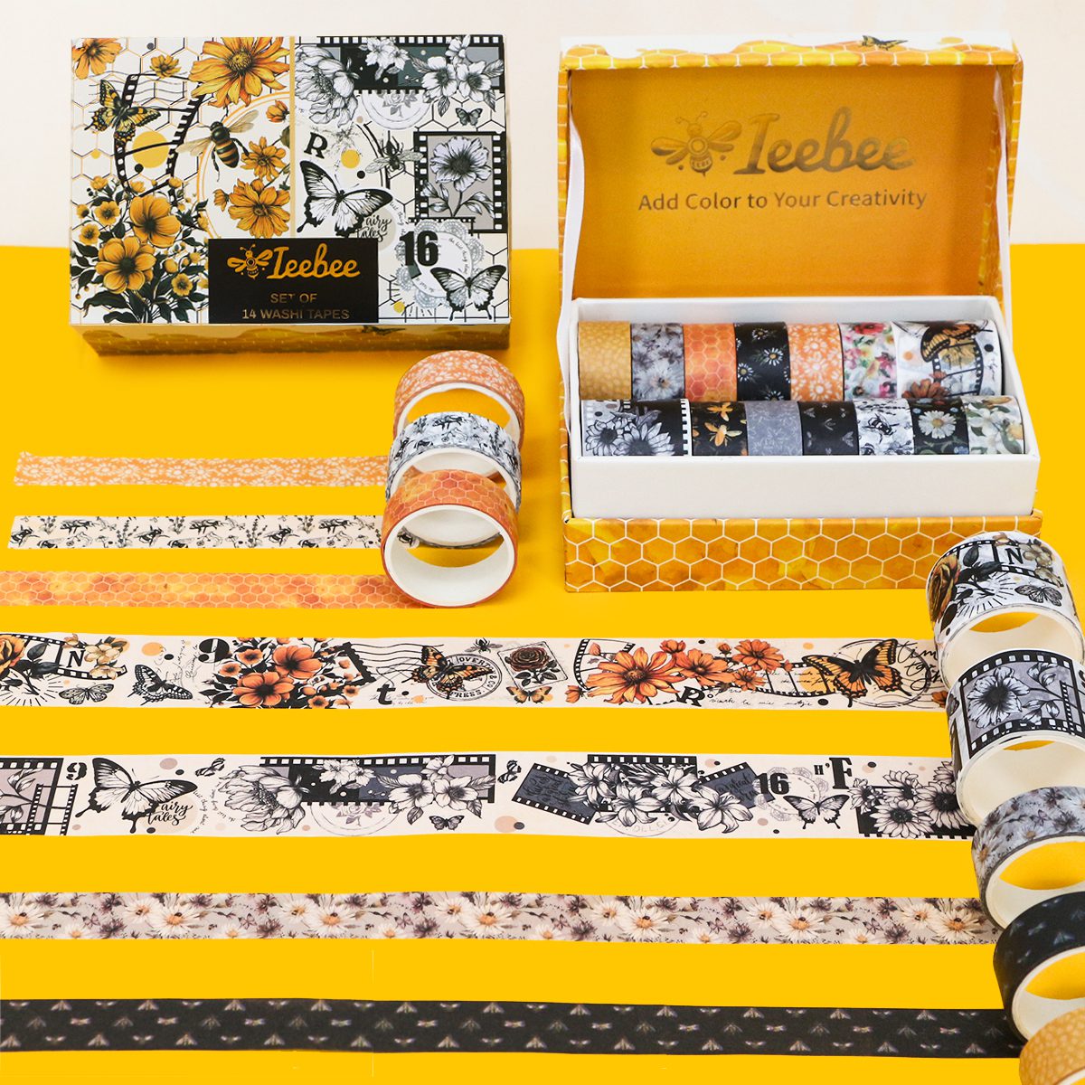 https://ieebee.com/cdn/shop/files/vintage-bee-14-rolls-washi-tape-set-973092.jpg?v=1750835549