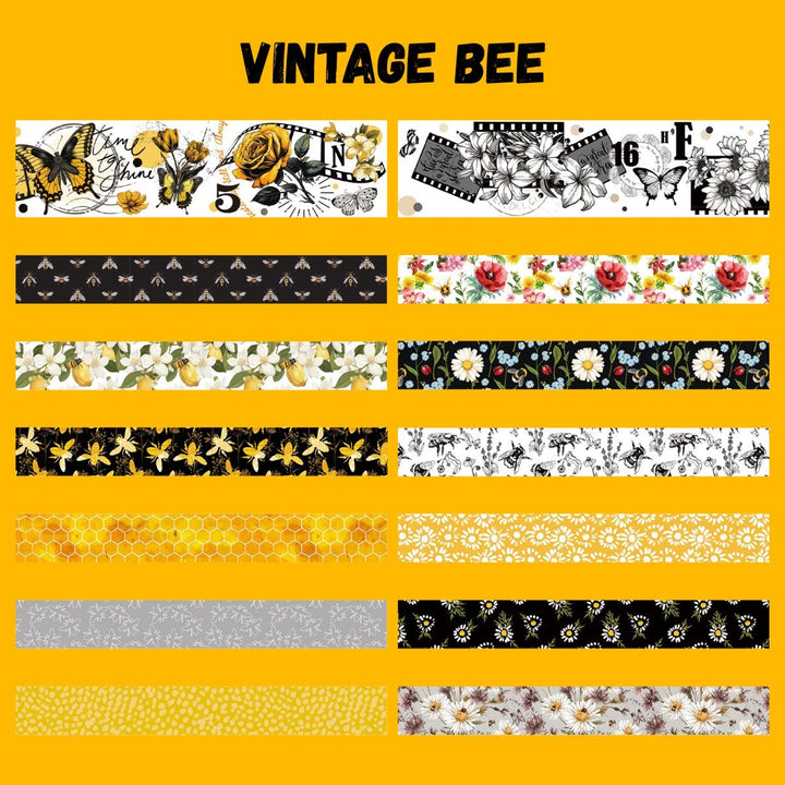 Vintage Bee - 14 Rolls Washi Tape Set (Ordinary packaging) - IEEBEE