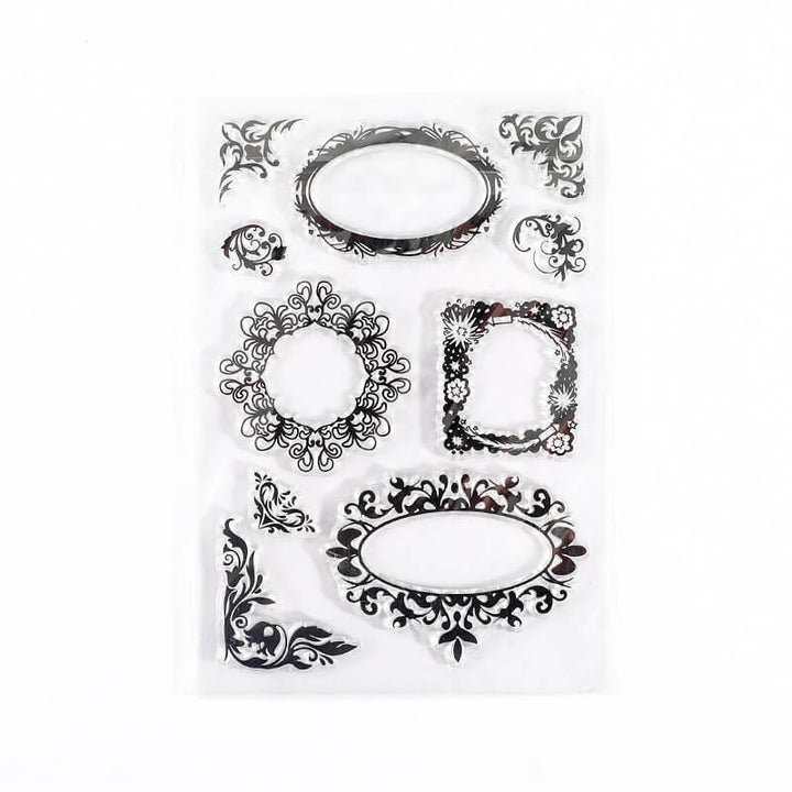 Vintage Border - Clear Silicone Stamp - IEEBEE