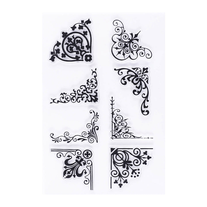 Vintage Border - Clear Silicone Stamp - IEEBEE