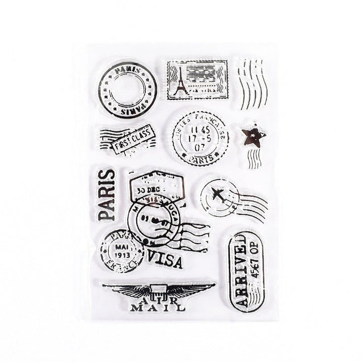 Vintage Postmark - Clear Silicone Stamp - IEEBEE